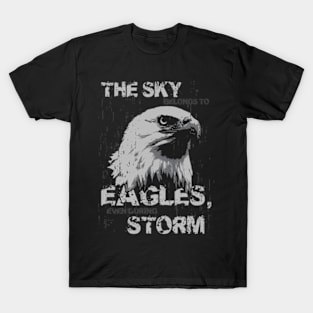 Eagle With A Cool Saying - Lettering T-Shirt